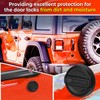 CALBEAU Keyhole Covers for 2007-2018 Jeep Wrangler JK Door, Strong