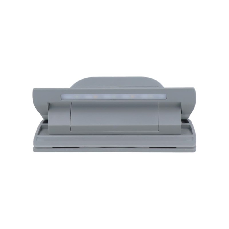 Sunstar Stationery 777993 Terasuno Hikaru Clip, Gray, Light Included, Sandwich