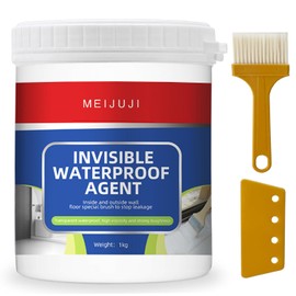 Transparent Waterproof Coating, Invisible Waterproof Leak Repair Agent for Roofs, Walls, and Garden, Water-Based Clear Sealant for Indoor & Outdoor, 35 Oz/1kg