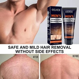 Crema Depilatoria Depilación Dolor Hombres Calmante Vello Grueso Brazos Pecho Espalda Piernas