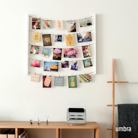 Umbra Hangit Photo Collage Fame - DIY Picture Hangers, Collage Picture Frames for Wall, 26x30, White