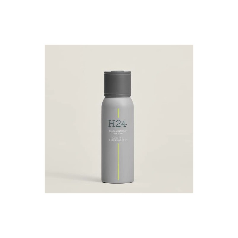 Hermes H24 Refreshing Deodorant Spray for Men, 5.0 Ounce