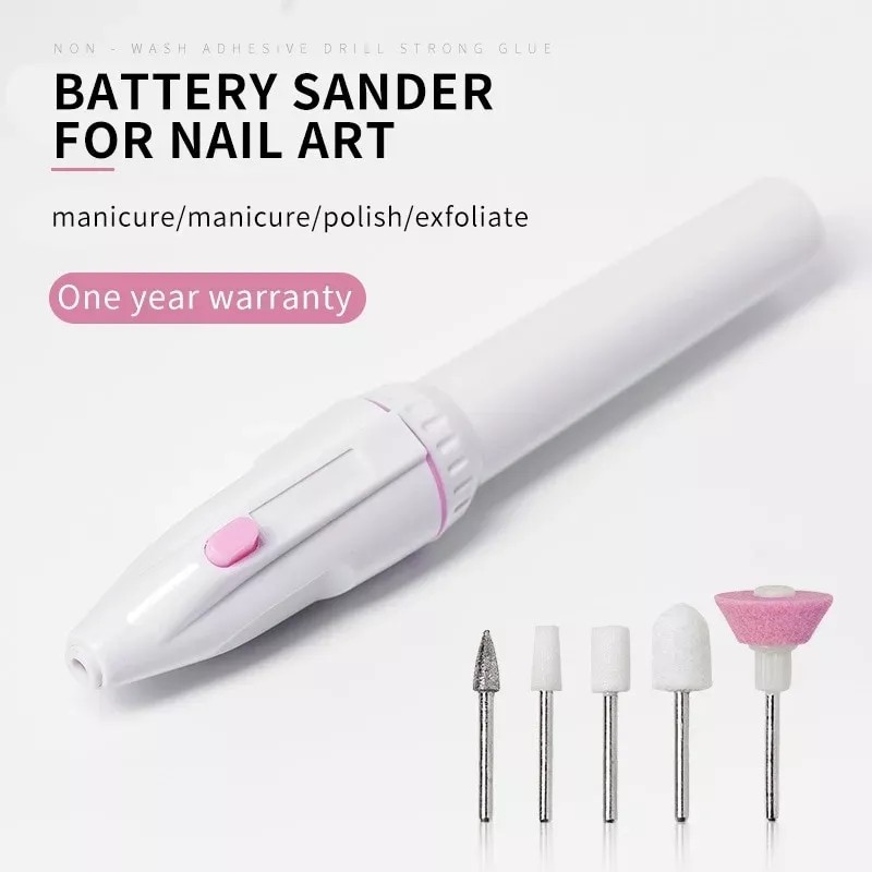 Nail Decorator Limador De Uñas Eléctrico Con 5 Puntas Manicure