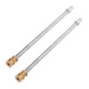 Mipcase 2Pcs Stainless Steel Pressure Washer Extension Wands to Fittings