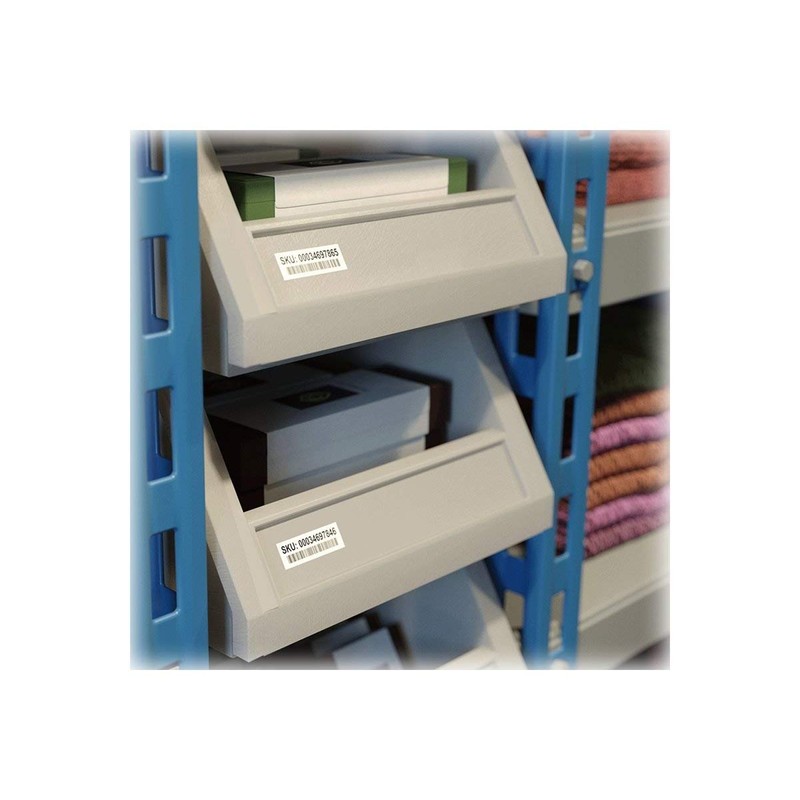 Brother DK-22211 Label Roll, Continuous Length Film, Black on White,