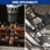 WORKPRO 12PCS 1/4” Magnetic Nut Driver Set, SAE & Metric