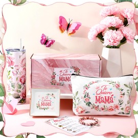 Skylety 5 Pcs Regalos Para Mama, Regalos Para El Dia De La Madre, Feliz Dia De La Madre, Mexican Mother's Day Gift Set from Daughter Son, 20oz Tumbler Jewelry Gift Box in Spanish for Mom
