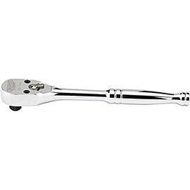 Draper 43718 1/4-Inch Square Drive 60 Tooth Sealed Head Reversible Ratchet , Blue