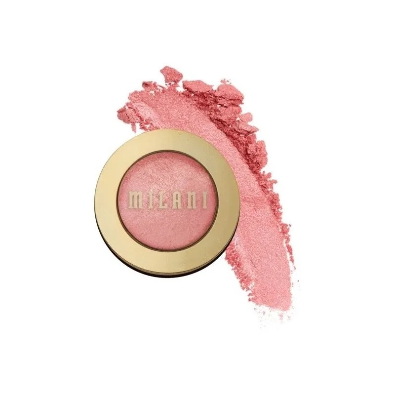 Rubor Milani Baked Blush Polvo Satinado Dolce Pink