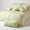 HOMESCAPES Sage Green Pure Egyptian Cotton Euro Size Pillowcase 80
