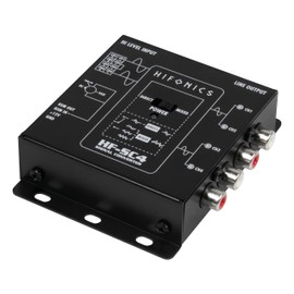 Hifonics HF-SC4-ISO 4-Channel High to Low Level Converter with Automatic Switching Function and EPS Plug & Play Connection Thanks to ISO Plug Connection