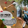 Squirrel Products Kids Rock Climbing Holds Indoor & Outdoor Playground