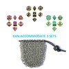 Drawstring D&D Dice Bag - Large Capacity Stainless Steel Chainmail