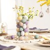 Valery Madelyn 12pcs Easter Egg Decoration Tree Ornaments Set, 4CM