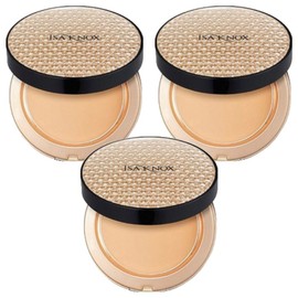 Isa Knox Cover Supreme Rich Essence Two-Way Pact 10g, No. 21 Light Beige, 3 Pieces / 이자녹스 커버 수프림 리치 에센스 투웨이 팩트 10g, 21호 라이트 베이지, 3개
