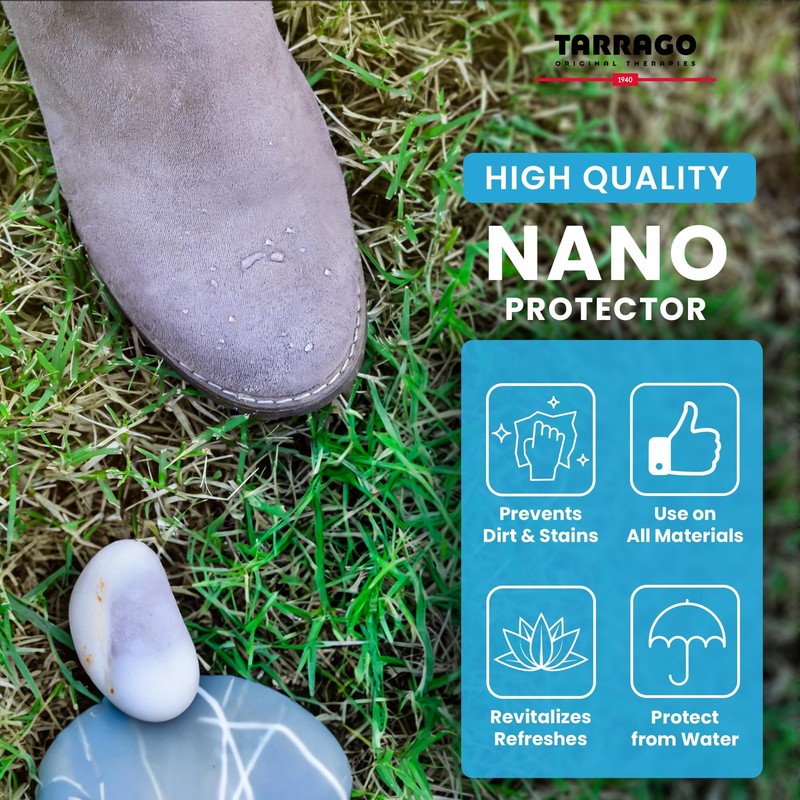 Tarrago Nano Shoe Protector Spray | 6.5oz | Waterproof &
