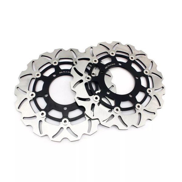TARAZON Pair Front Brake Rotors Disc for Suzuki GSXR750 GSXR600