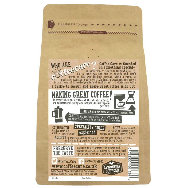 Ground Coffee - Delicously Decaf - Coffee Care - 227g