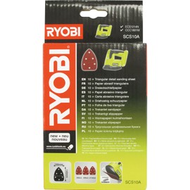 Ryobi SCS10A1 Corner Sander Sheet, 10 Pieces