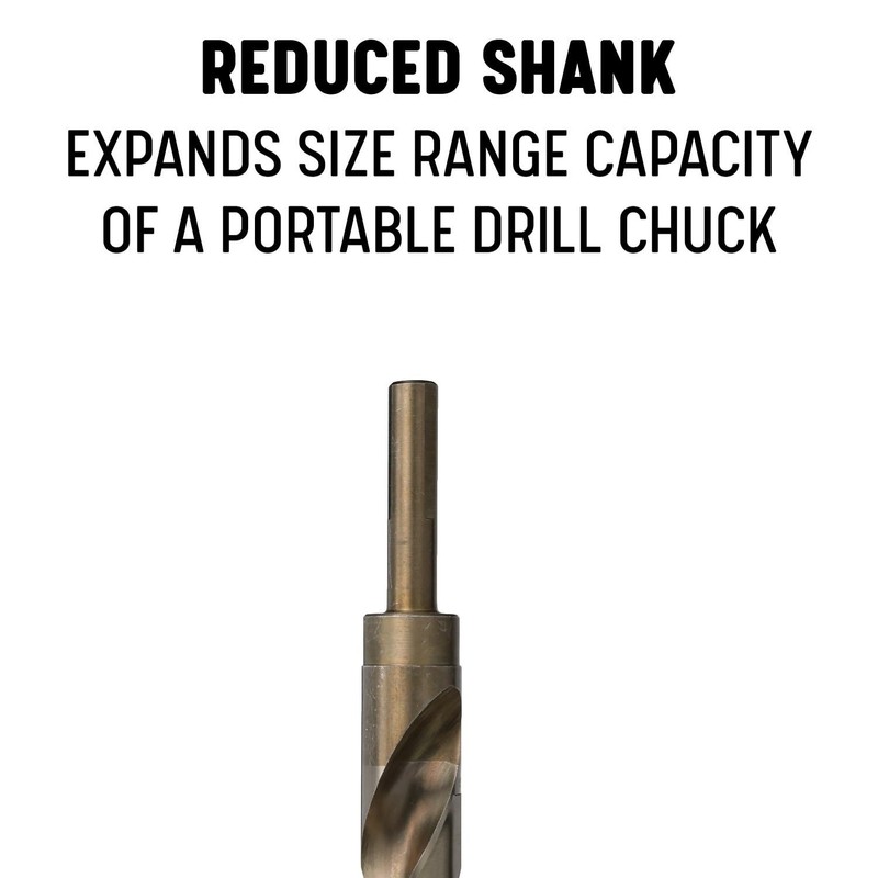 Drill America - DWDCO5/8 5/8" Reduced Shank Cobalt Drill Bit