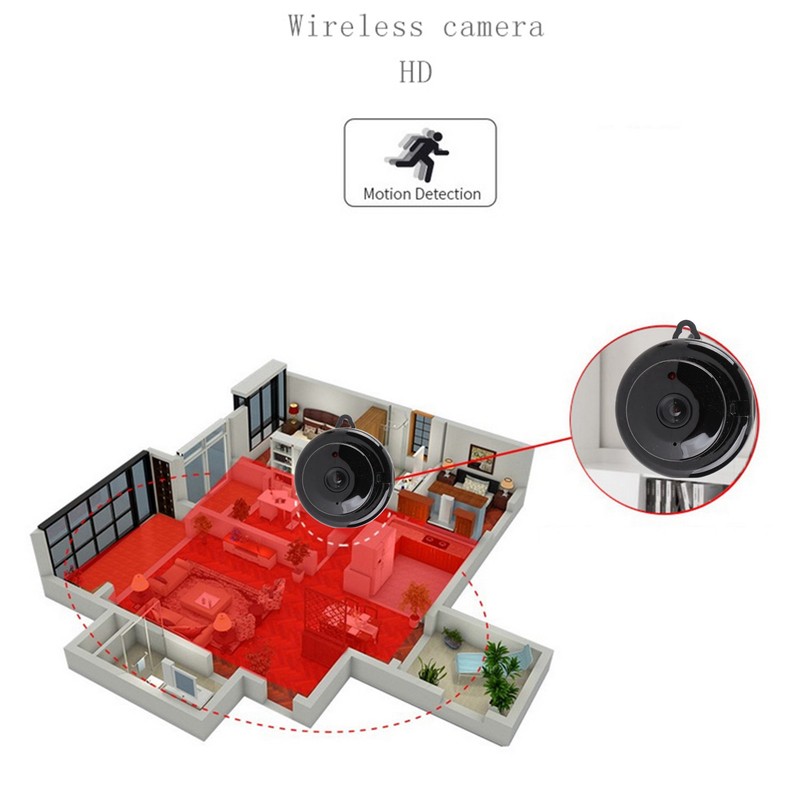 1080P Camera HD Night Vision Motion Detection Camera for Home