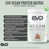 EVO SPORTS FUEL Vegan Protein Powder Matrix Hazelnut Nougat 800