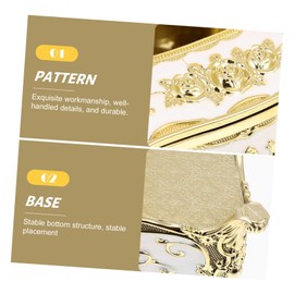 SHOWERORO Creative Decorative Tissue Box Holder Elegant Trimmed Napkin Dispenser for Home Office and Bathroom Removable Design for Easy Access and Replacement