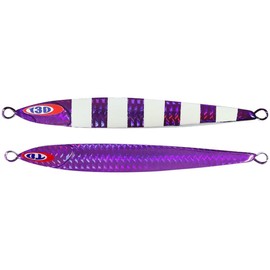 JACKALL Metal Jig, Anchovy Metal, Type ZERO, 5.6 oz (160 g), Purple/Glow Stripe Lure
