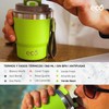 ECOROOTS Evergreen Thermobecher für unterwegs I 360 ml | Thermobecher