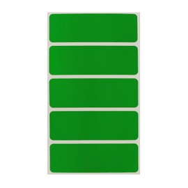 ChromaLabel 1 x 3 Inch Permanent Color Code Rectangle Labels, 150 Stickers per Pack, Green