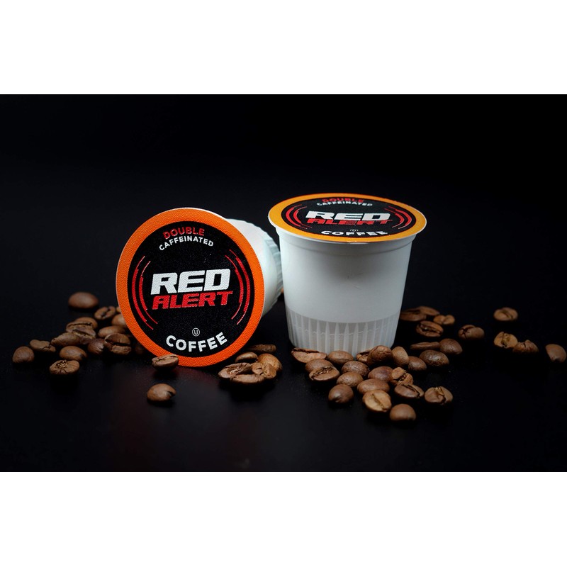 Red Alert Coffee Extra Strong Coffee Pods (Recyclable) Compatible With