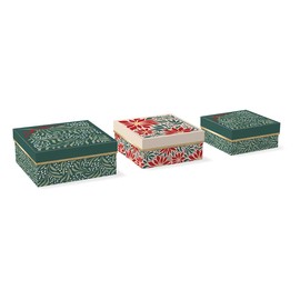Lady Jayne Winter Market Square Box Set of Three (60008N)