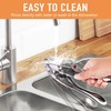 Garlic Press 2 in 1, Stainless Steel Blade, Effortlessly Crush,