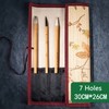 Bamboo Roll Up Brush Holder, 7/8/9 Slot Calligraphy Pen Case,