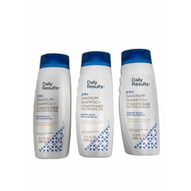 Daily Results 2-IN-1 Dandruff Shampoo + Conditioner 13.5 Oz Each (3 PACK)