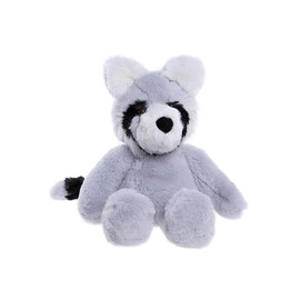 Charlie Bears Bear & Me Riley Raccoon Teddy Bear Soft Cloudy Grey Plush Animal Cute Toy Stuffed - 9.5 Inches Tall