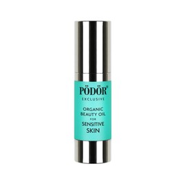 PÖDÖR Exclusive Organic Beauty Oil for Sensitive Skin - 100% Natural, Vegan, Unscented, Water-, Preservative- and Additive-free