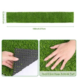 Grass Table Runner 12 x 108 Inch, Green Fake Faux Grass Table Decoration for Wedding, Birthday Party, Baby Shower, Banquet, Spring Summer Holiday Artificial Tabletop Decor