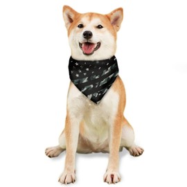 Snilety Camo American Flag Dog Bandanas Washable Pet Triangle Cats Bibs Accessories Kerchiefs Pets Bandana Puppy Scarf