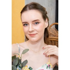 GemStar USA Yellow Gold Flashed Sterling Silver Cubic Zirconia Sideways Cross Short Choker Necklace for Women