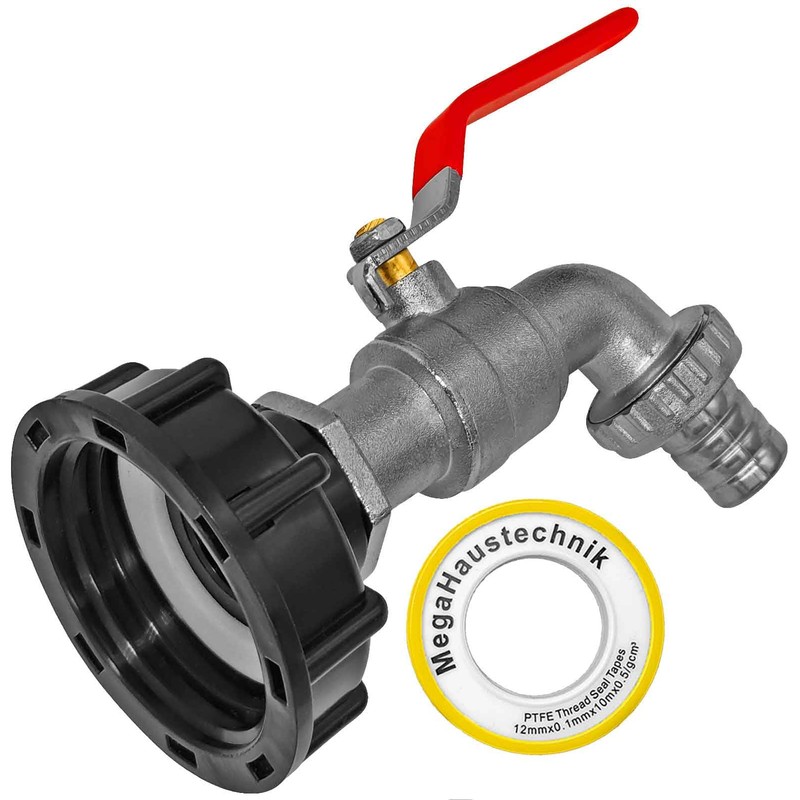 IBC Adapter Cap S60 x 6 with 3/4 Inch Outlet