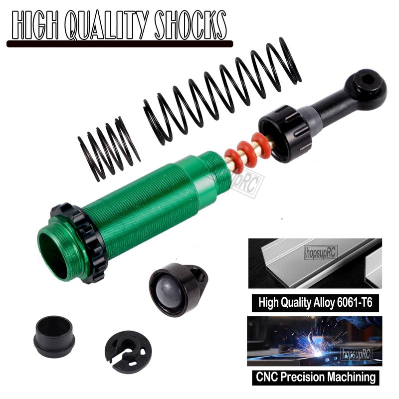 hopsupRC Full Aluminum Big Bore RC Shocks Absorber Damper Upgrades