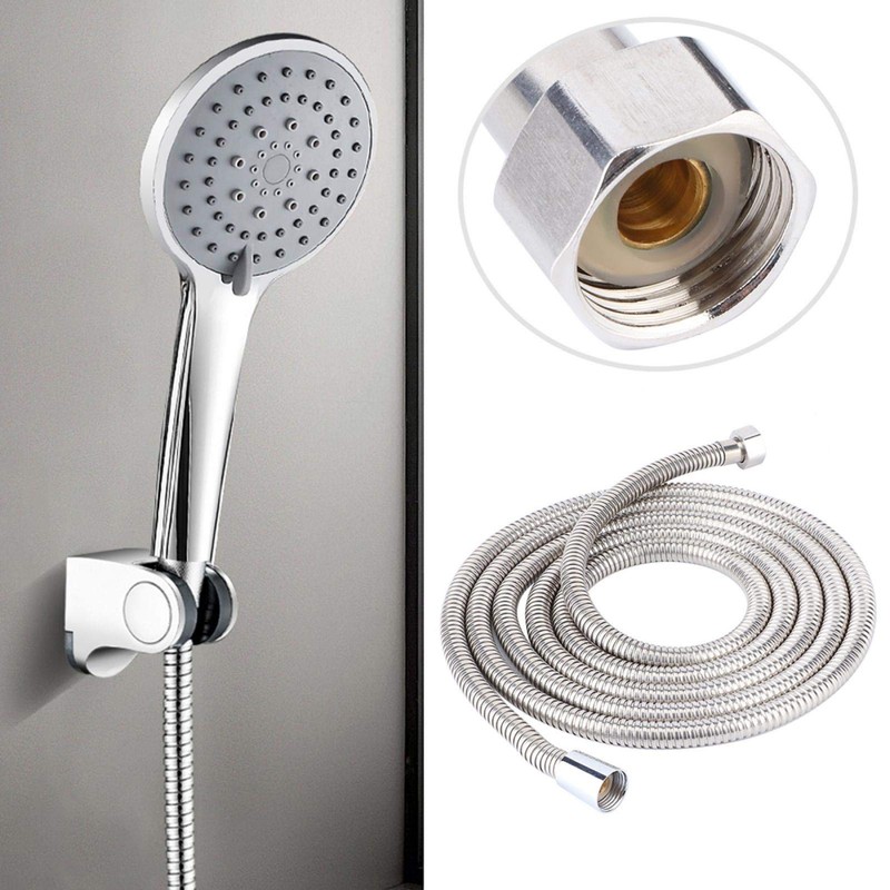 3 Meters Shower Hose, Explosion-Proof Premium Stainless Steel Handheld Shower