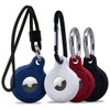 AirTag Holder Keychain - Secure Silicone Case for Keys, Pets