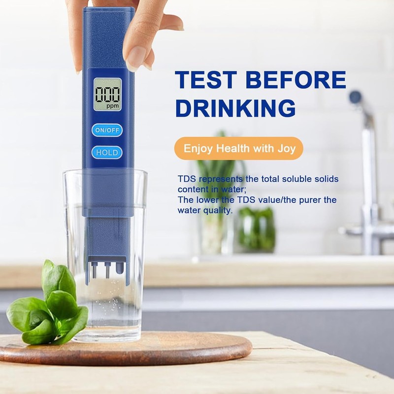 NATFORTREE Digital TDS Water Meter - 0-9990 ppm Water Quality