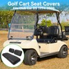 SHUNCHENXIANG 4PCS Golf Cart Seat Covers Kit fits Club Car
