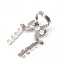 1 Piece Dental Multi-Funtional Rubber Dam Clamp Dental Special Clips Dental Restoration Rubber Dam Barrier Clips Stainless Steel (1 Piece NO.8-M)