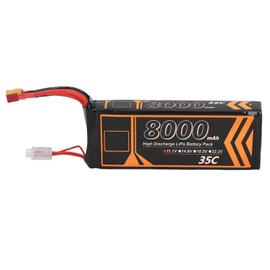11.1V 8000mAh 35C 3S LiPo Battery with T XT60 Plug Accessory for QAV250 RC Racing Car Quadcopter