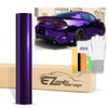 24"x60" (2FTx5FT) Purple Supercast Chrome Vinyl Wrap Sticker Car Auto