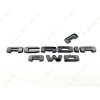 GMC 2PC Set Gloss Black Rear Tailgate Acadia AWD OVERLAY